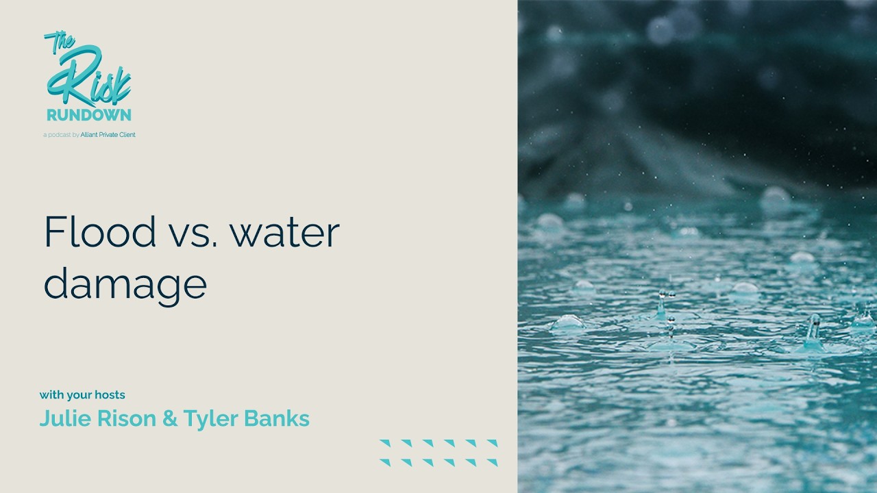 Water. Water. Everywhere: Flood vs Water Damage