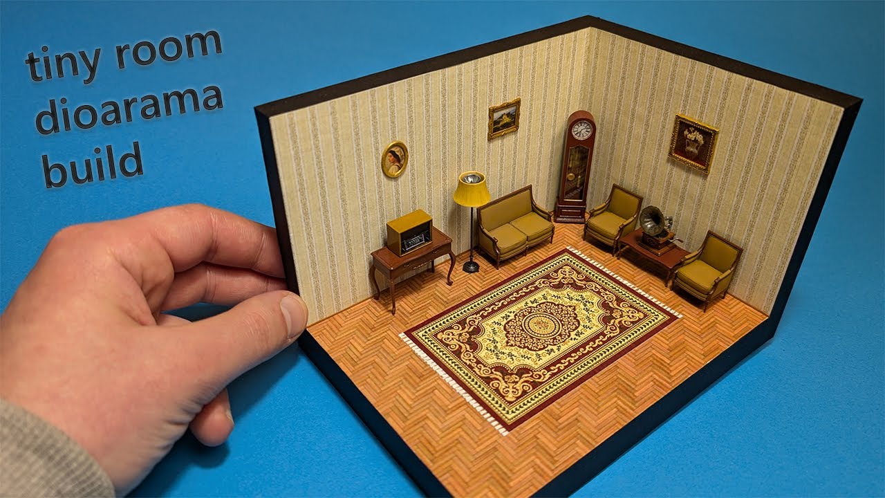 DIORAMA Living ROOM Step by Step Build - Interior Kit from MINIART in 1/35 scale