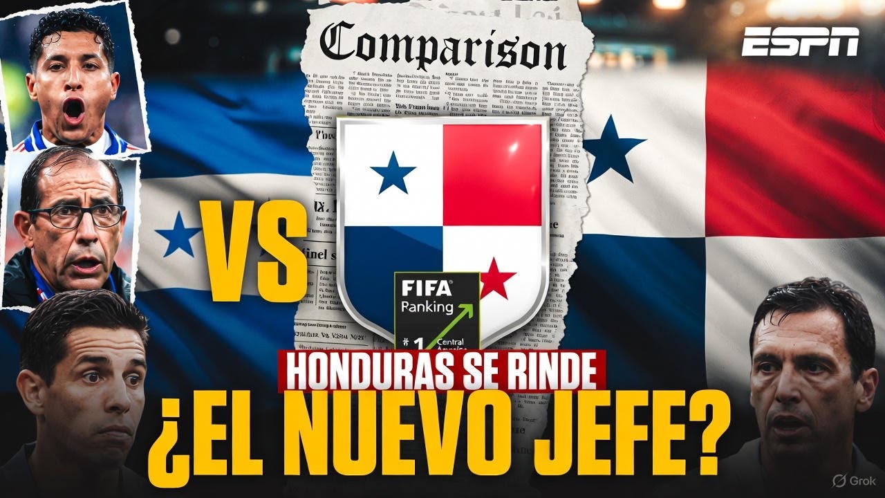 ¡EL REY DE CENTROAMÉRICA! 👑 prensa hondureña se rinde ante el Ranking de PANAMÁ: 