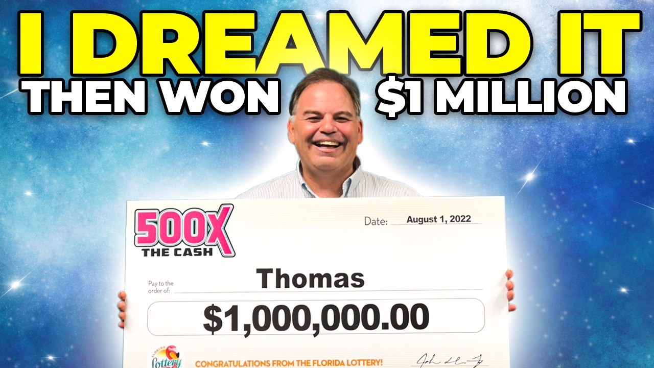 Lottery Winner Says His Dream Predicted $1 Million Win