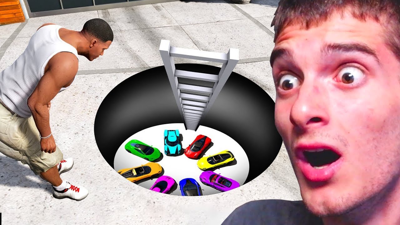 FRANKLİN'İN GİZLİ SÜPER ARABA GARAJINI BULDUM 😱 - GTA 5 MODS