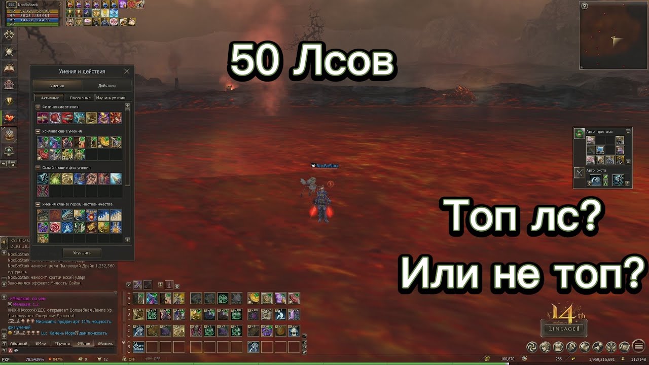 Поймал Лс в рубаху из толстой кожи дракона. Lineage 2 main.