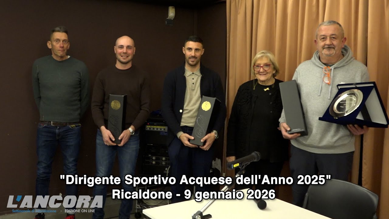 Ricaldone - Paolo Polverini Dirigente Sportivo Acquese dell’Anno 2025
