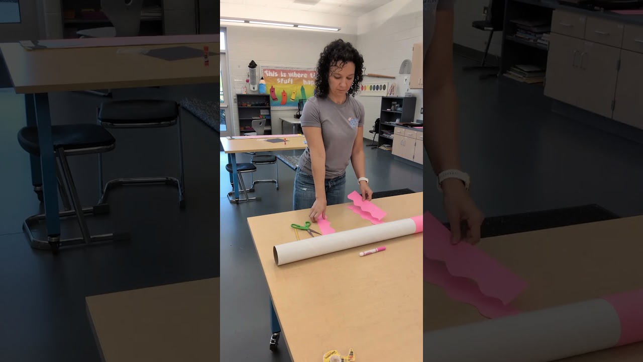 How to Make a Giant 3D Marker from a Shipping Tube | Easy Classroom DIY