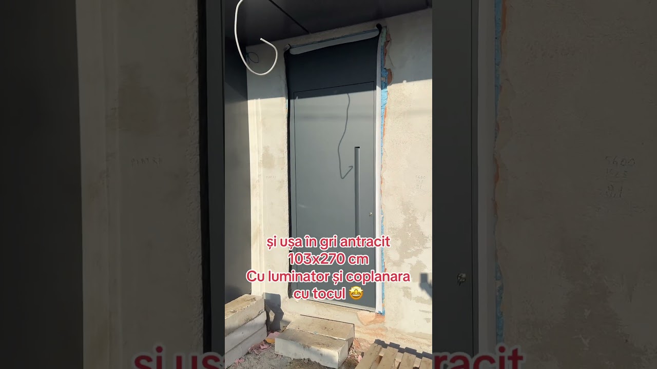 Montajul Ușilor din Aluminiu: Urmăriți Procesul #Aluminiu #UsiExterioare