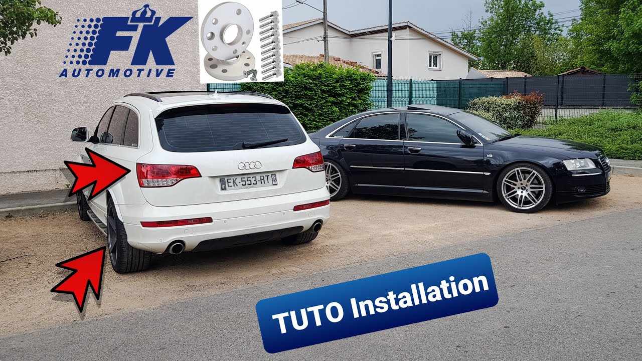 TUTO / Installation 👨‍🔧 de FEUX arrière LED + élargisseur de voie sur le AUDI Q7 🇩🇪 FK AUTOMOTIVE