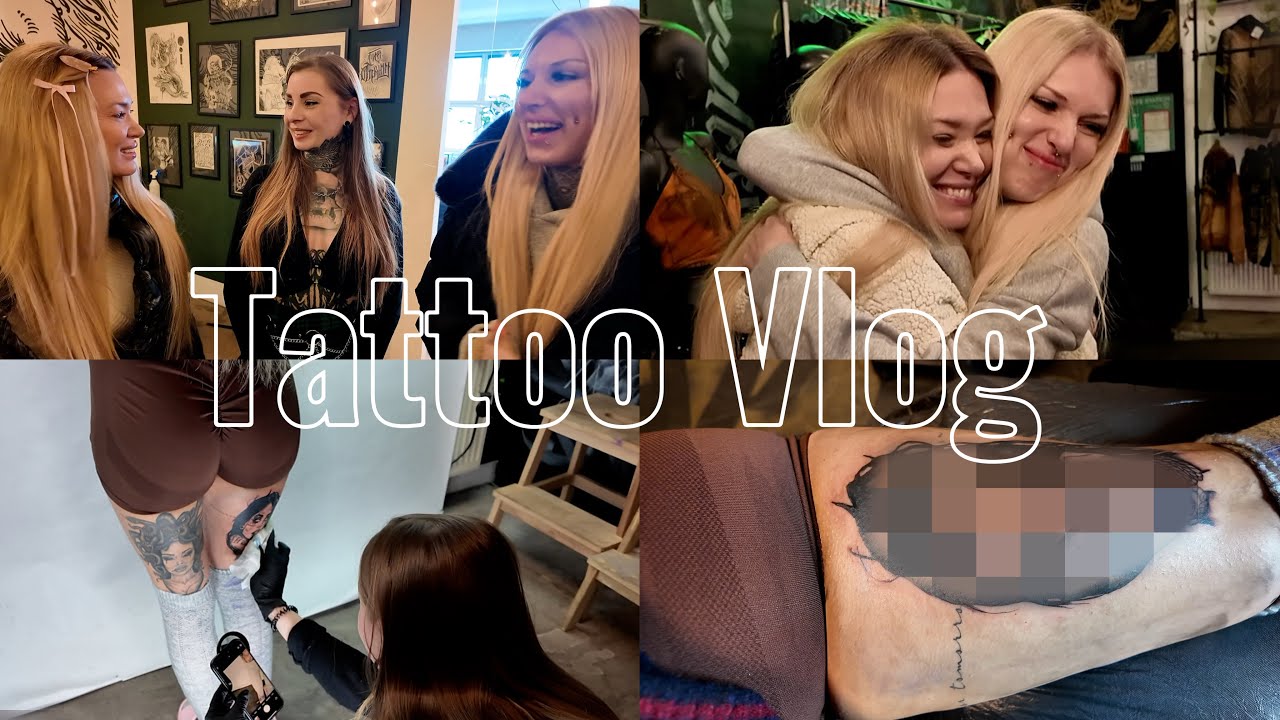 Wieder unter der Nadel 😱🖤 | Tattoo Vlog