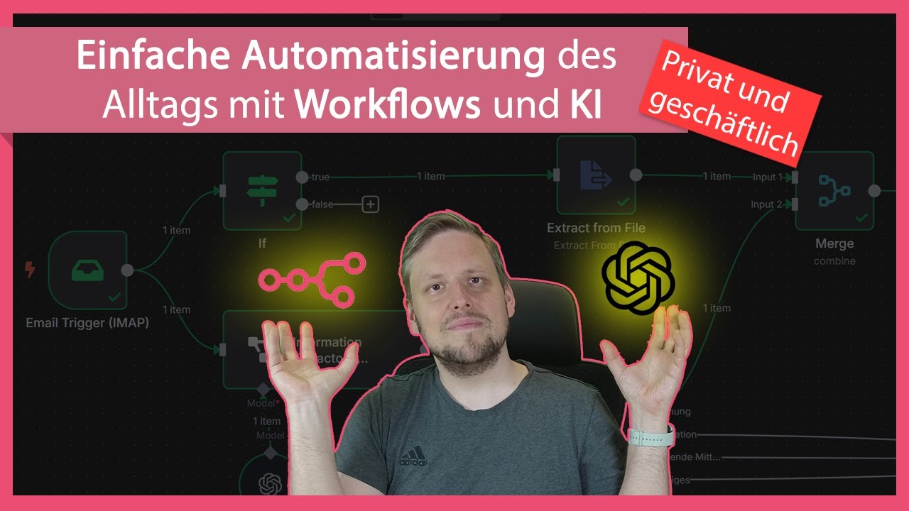 Automatisiere (fast) alles mit KI & n8n 🤖✨ | Smarte Workflows mit Open AI einfach erklärt!