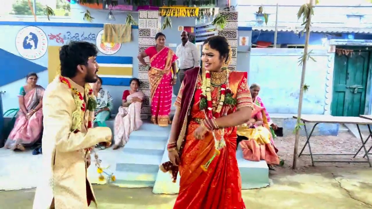 My Friend srujan marriage barratt video#lovemarriagecouplevlog#dancers#neverseenbefore😍