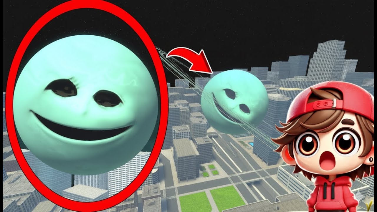 My drone CATCHES THE URANUS WOKE UP MOON in REAL LIFE in Garry's Mod