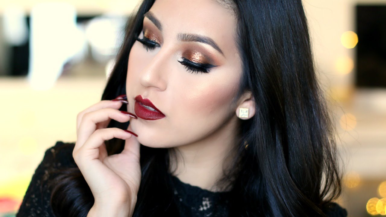 Maquillaje Navideño Dramatico 2015 | PajaritaBella