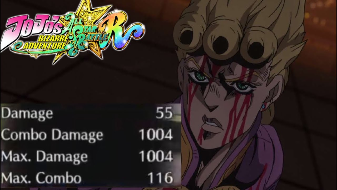 JJBA ASBR Giorno 100% TOD Combo (patch 1.6)