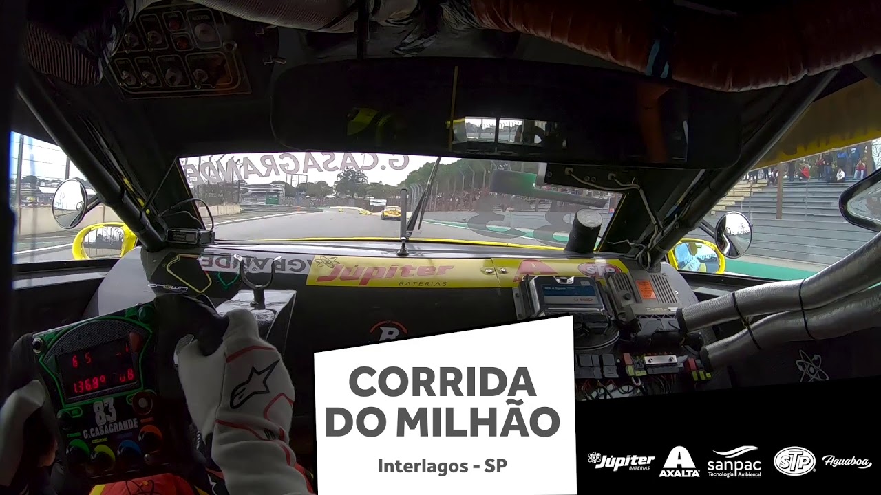 CORRIDA COMPLETA COM RÁDIO - CORRIDA DO MILHÃO - STOCK CAR - GABRIEL CASAGRANDE