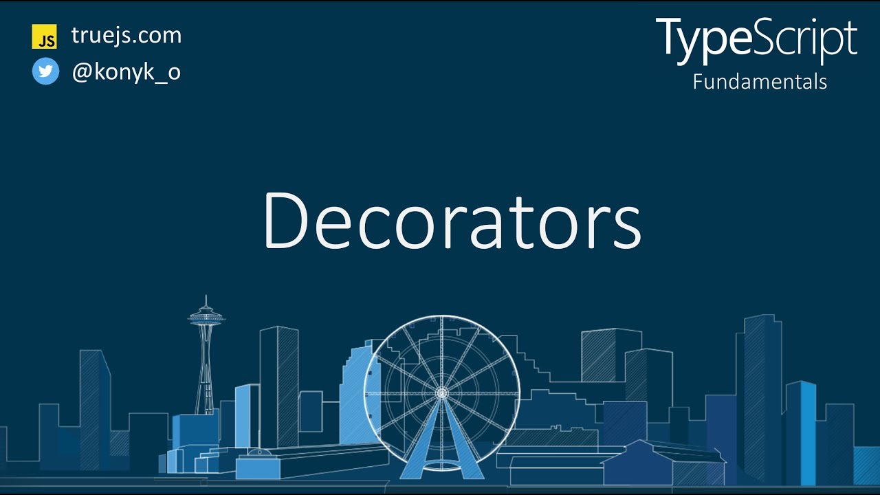 TypeScript tutorial: Decorators