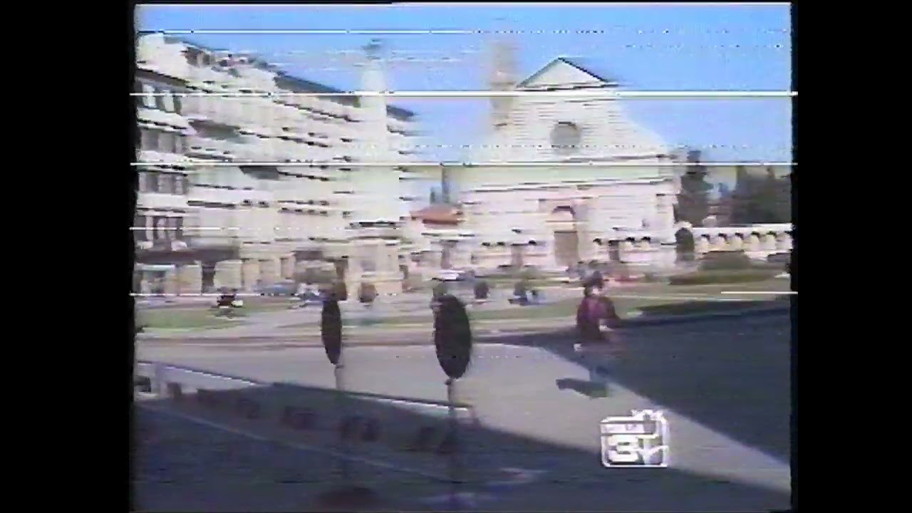 Rarissime immagini del traffico a Firenze. 1988.