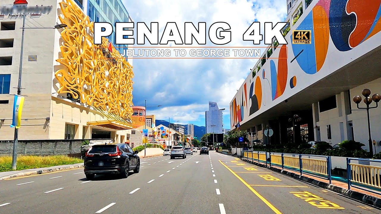 PENANG 4K | Tesco Jelutong to Komtar George Town