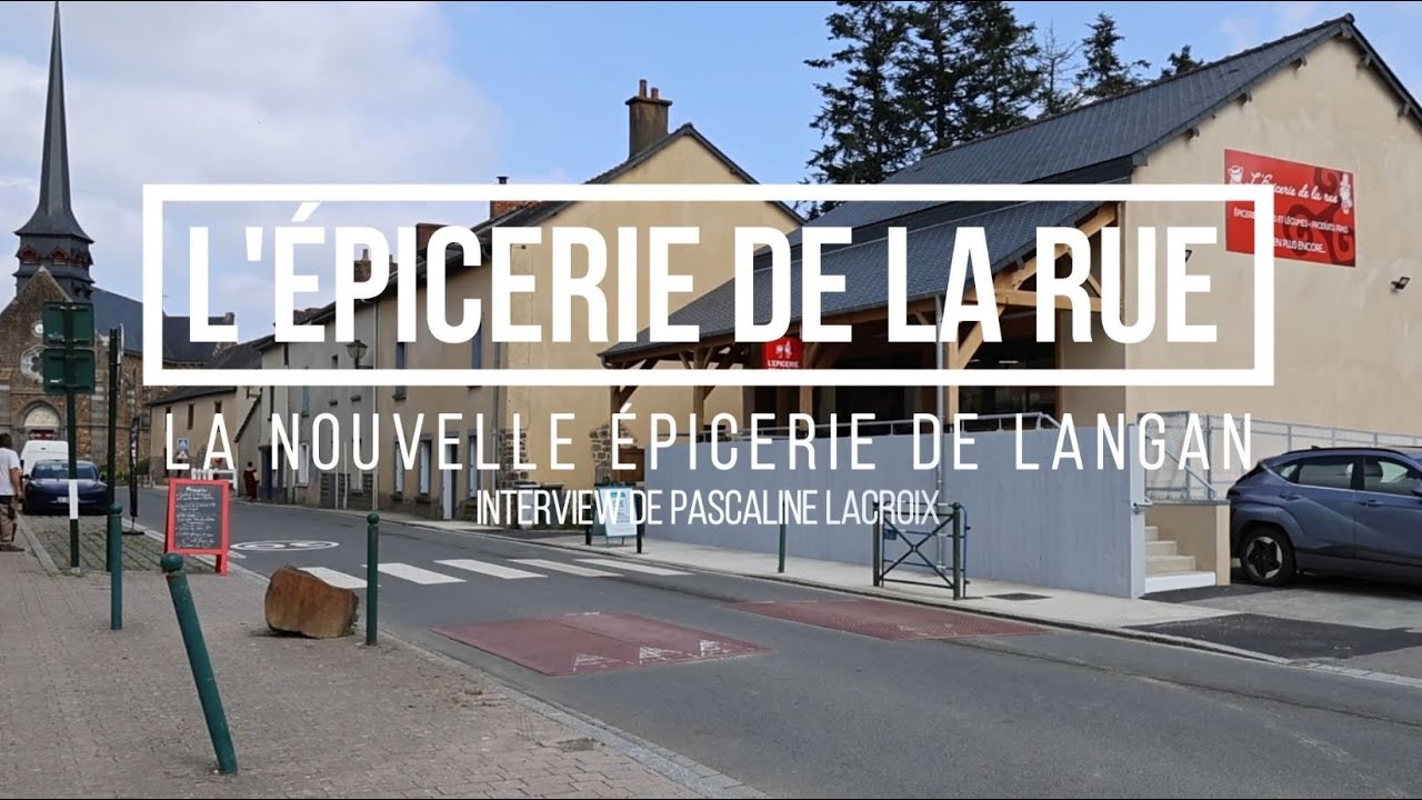 Présentation de l'épicerie de la rue, à Langan.