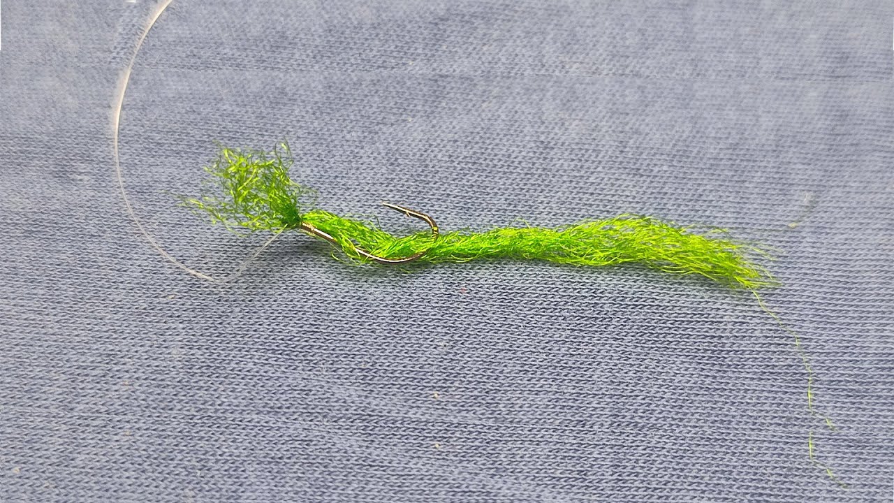 Система травяной ловли с одним крючком на скобалью, голавля, усача, плотву