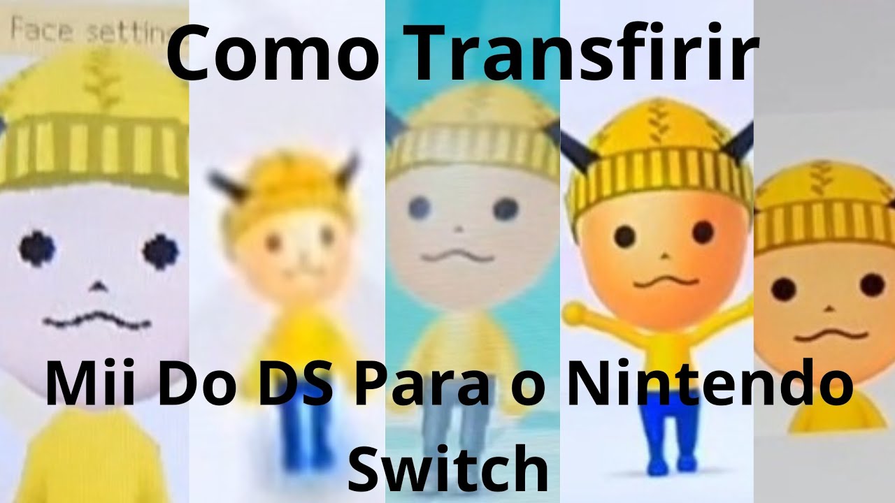 Como Transfirir Um Mii Do Nintendo DS Para o Nintendo Switch???
