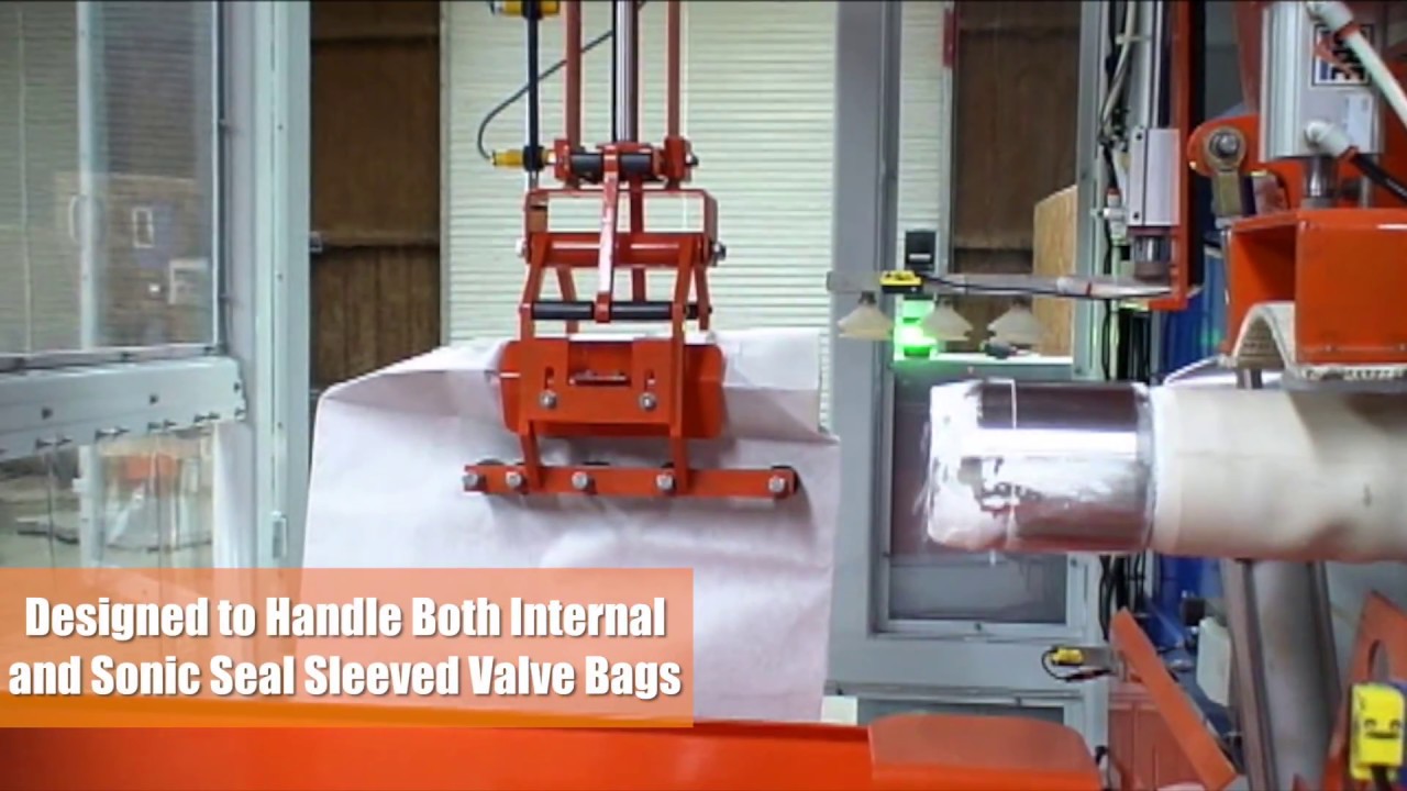 Model 2450 Sonic Seal Valve Bag Filler w/ Automatic Bag Placing
