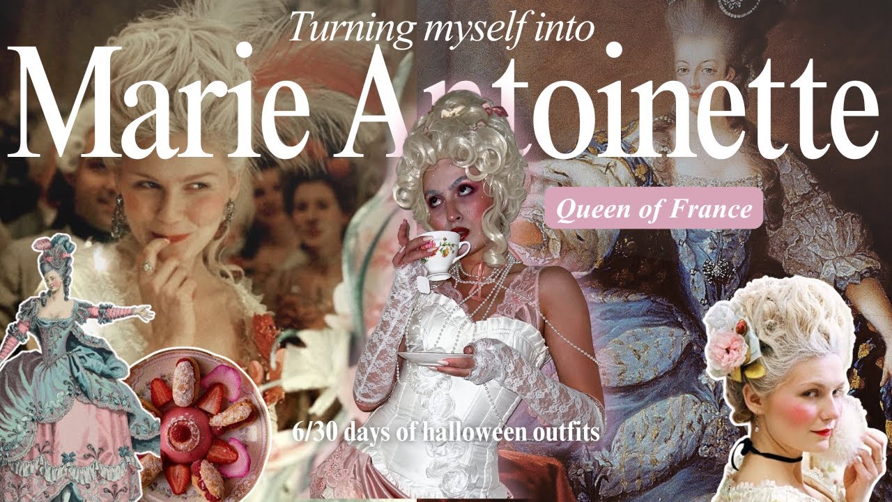 Marie Antoinette Halloween Costume Tutorial 🎀🍰 | 30 Days of Halloween Outfits - Day 6