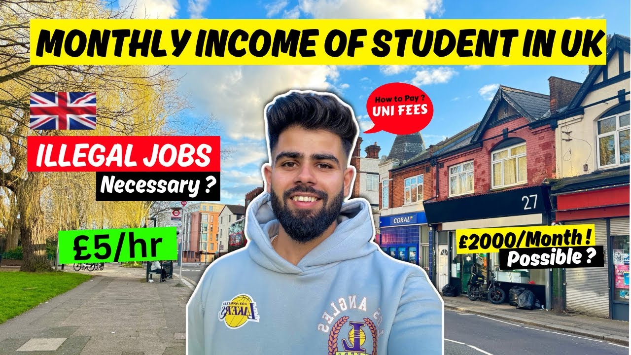 How Much will YOU Earn in UK as a Student🇬🇧 | Monthly Income of an International Student in UK 2024