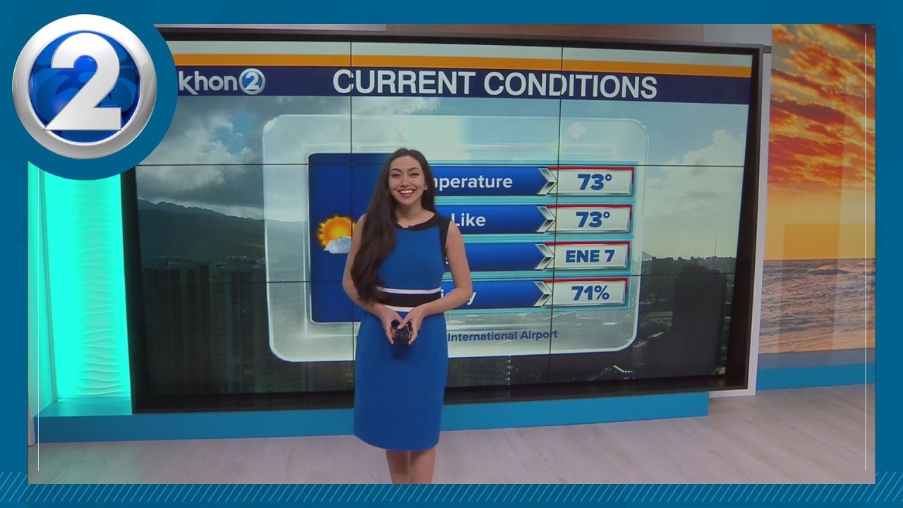 Strong high-pressure northeast of the islands will maintain breezy trades all week long