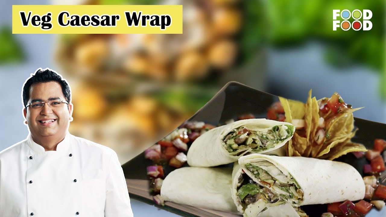 Learn How To Make Best Caeser Recipe wrap At Home | Veg Caesar Wrap |  Quick and Easy Breakfast Wrap