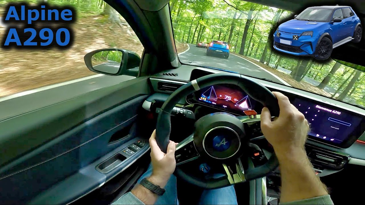 Alpine A290 GTS &ndash; Electric Thrill in the Forest! POV Drive | 2025