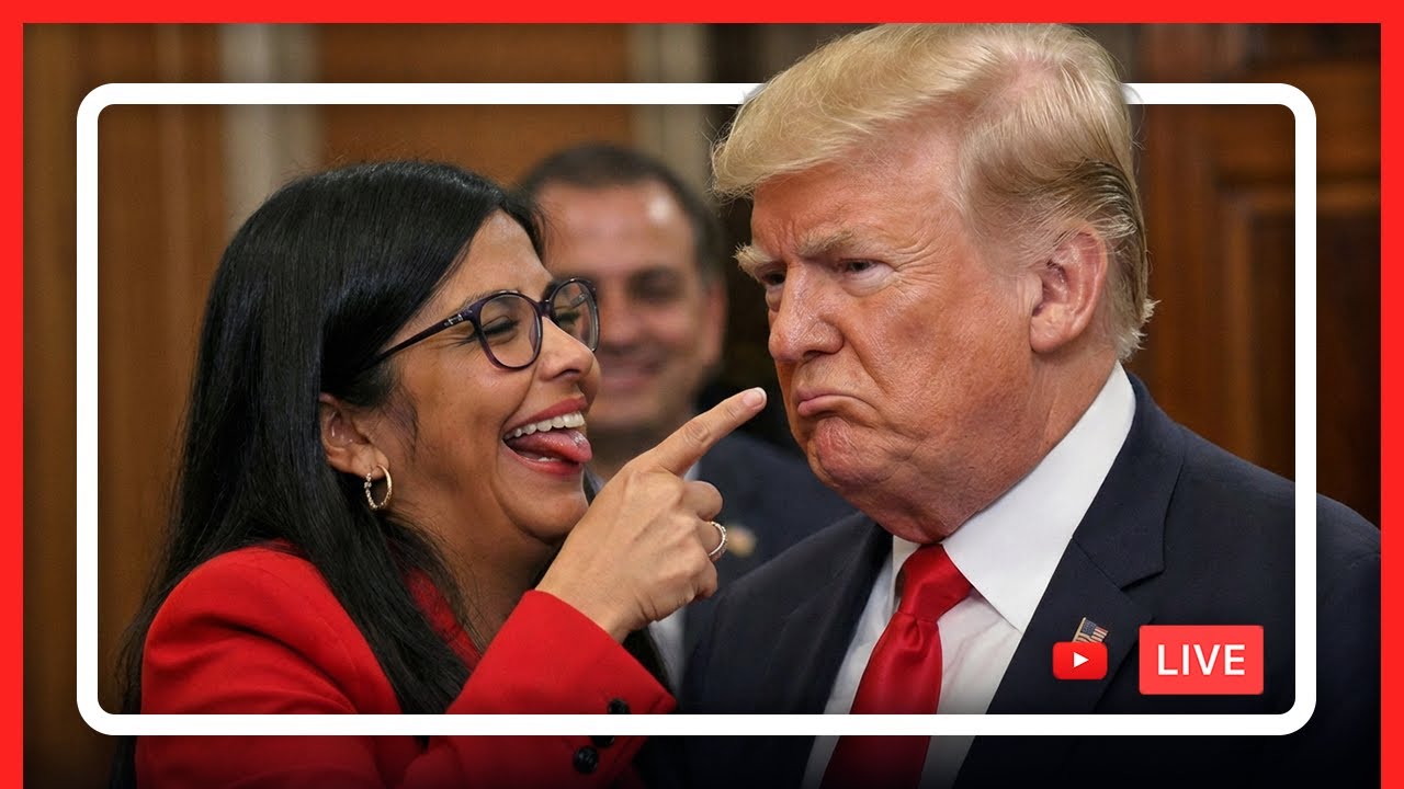 ¿DELCY RODRÍGUEZ se BURLA de TRUMP? ➡️ La MIRA del CASTRO-CHAVISMO está en este plan…