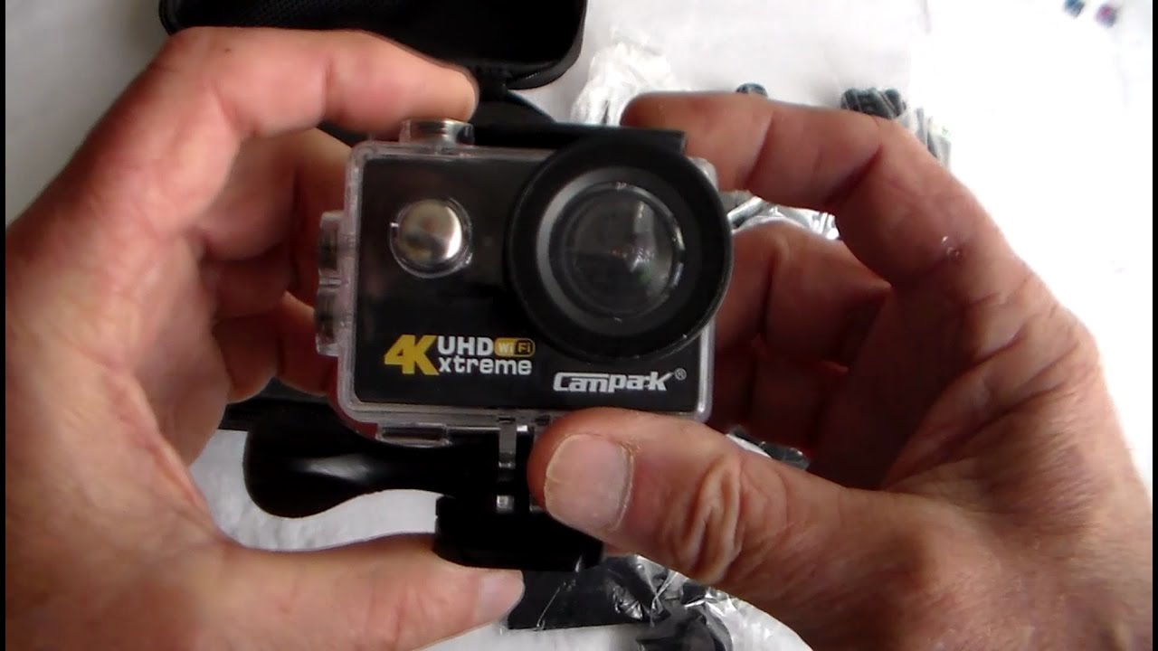 Unboxing and Using the Campark 4K  'Extreme' Ultra HD Action Camera - Clips + Paragliding