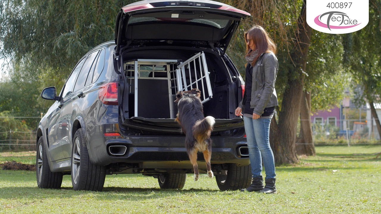 tectake - Pojedyncza klatka transportowa dla psa