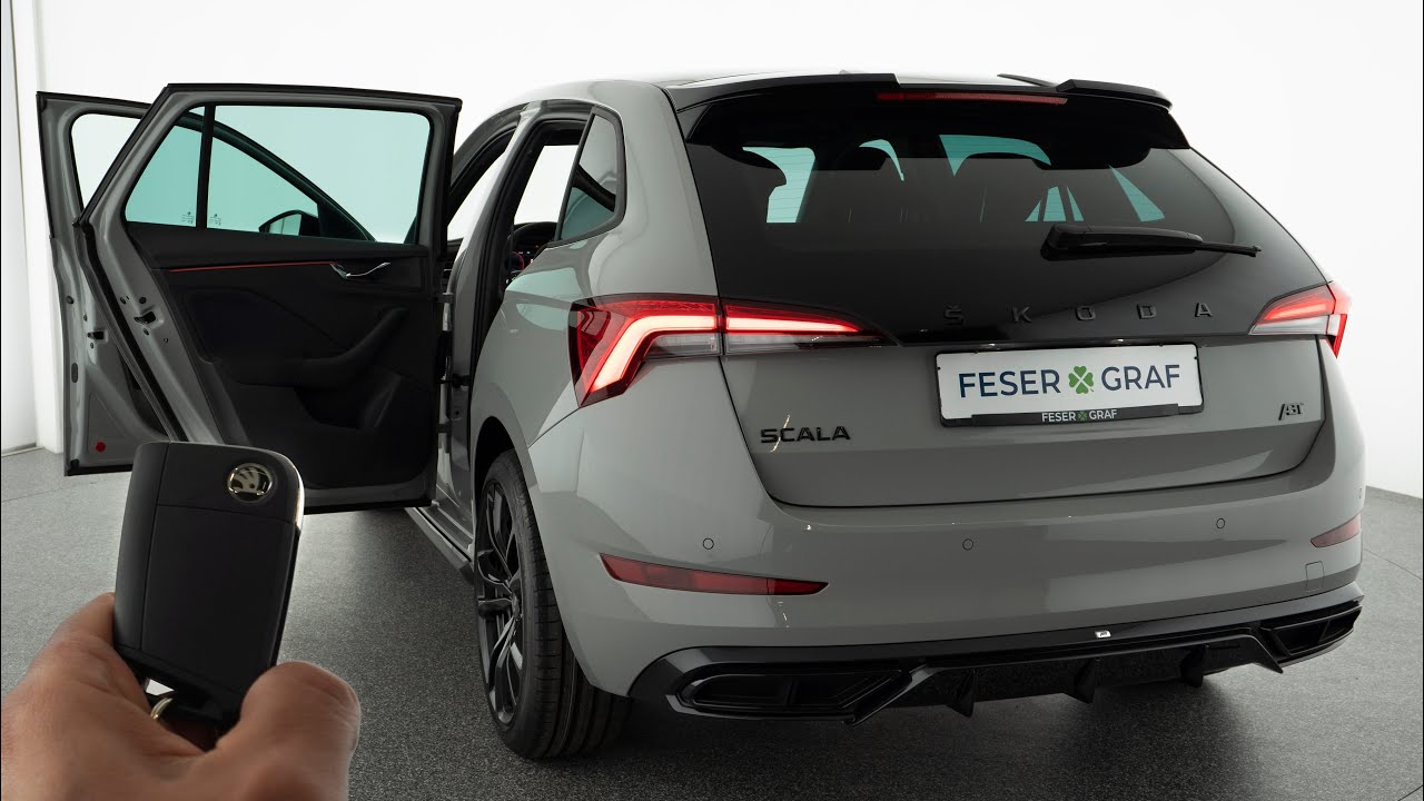 2021 Skoda SCALA 1.5 TSI Edition S (190 HP) /// EXHAUST,  START up & Interior