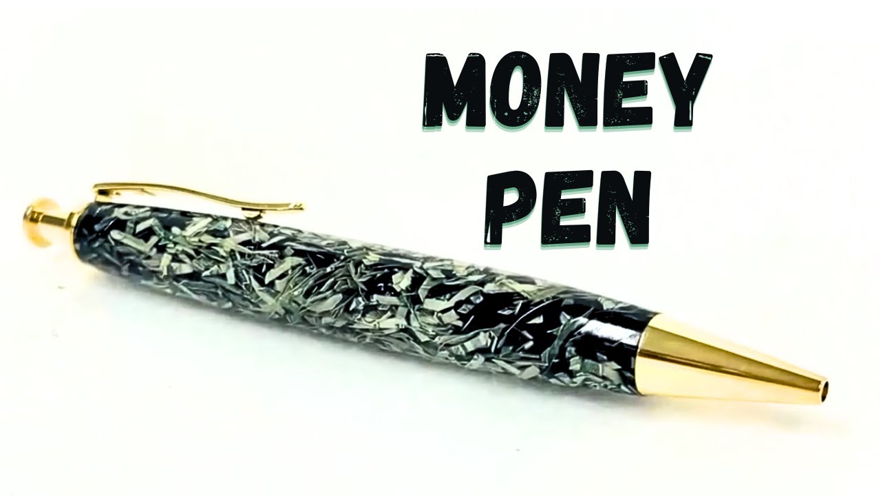 Woodturning a MONEY Pen - The Pattern is Insane!
