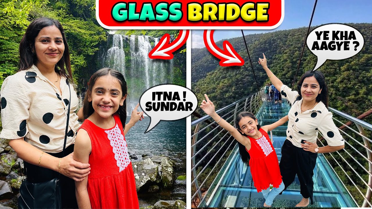Surprise Waterfall | Surprise Glass Bridge | Family Travel Vlog | Travel in Rain | Samayra Narula