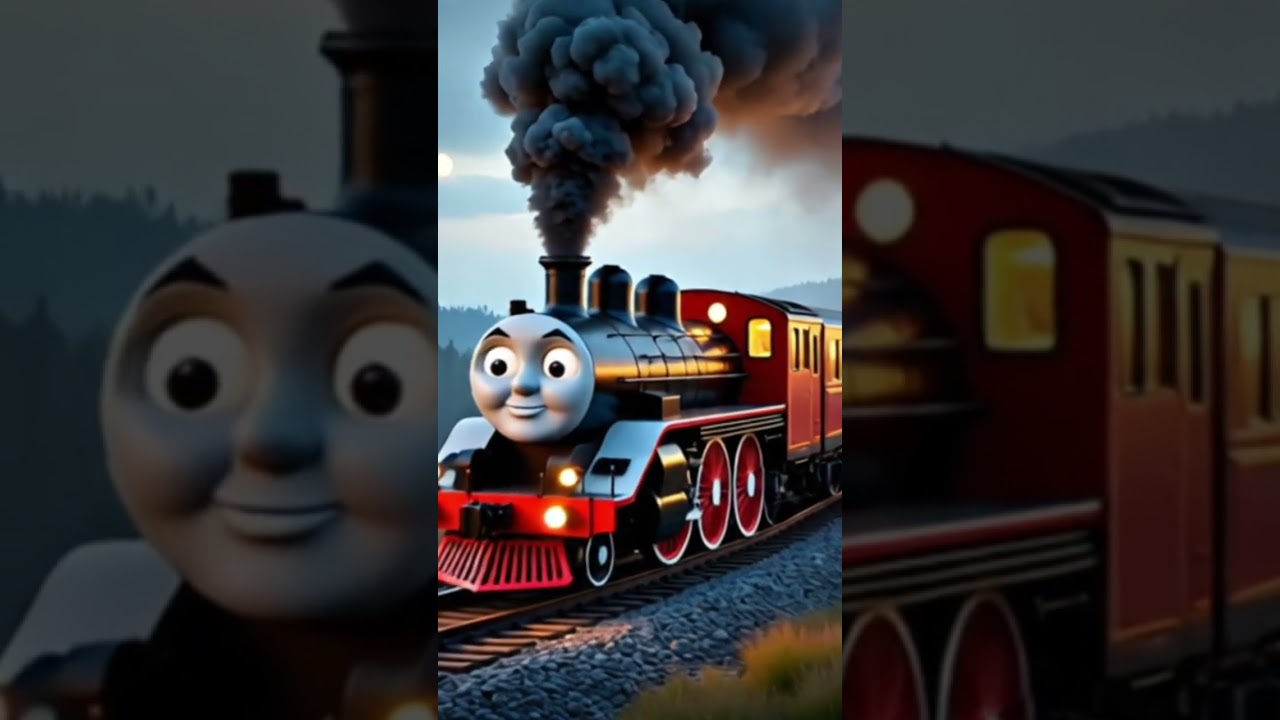 ❗❗mengeluarkan asap dari cerobong nya kereta thomas...❗❗#thomas #train #keretaapiindonesi