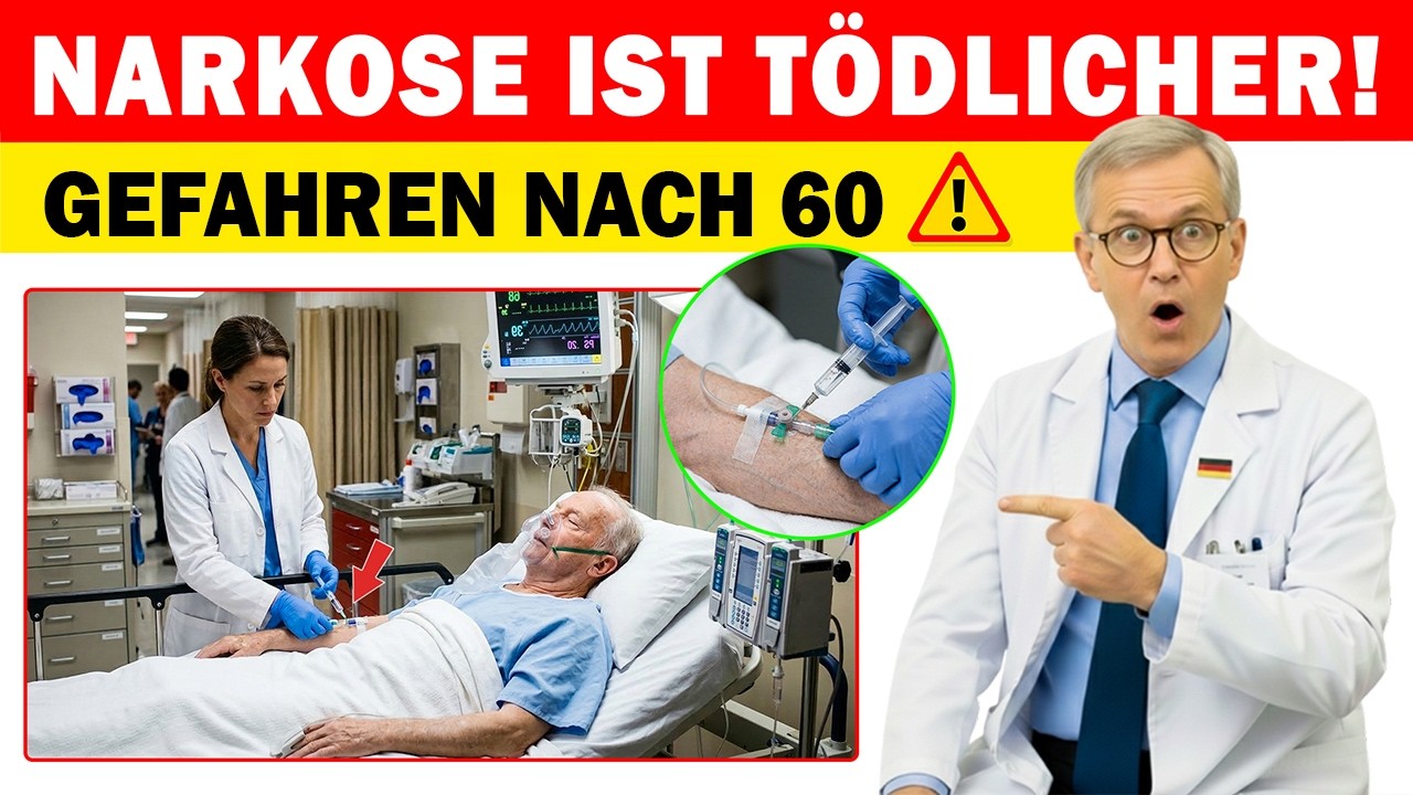Narkose nach 60: Risiken, vor denen Sie kein Arzt gewarnt hat