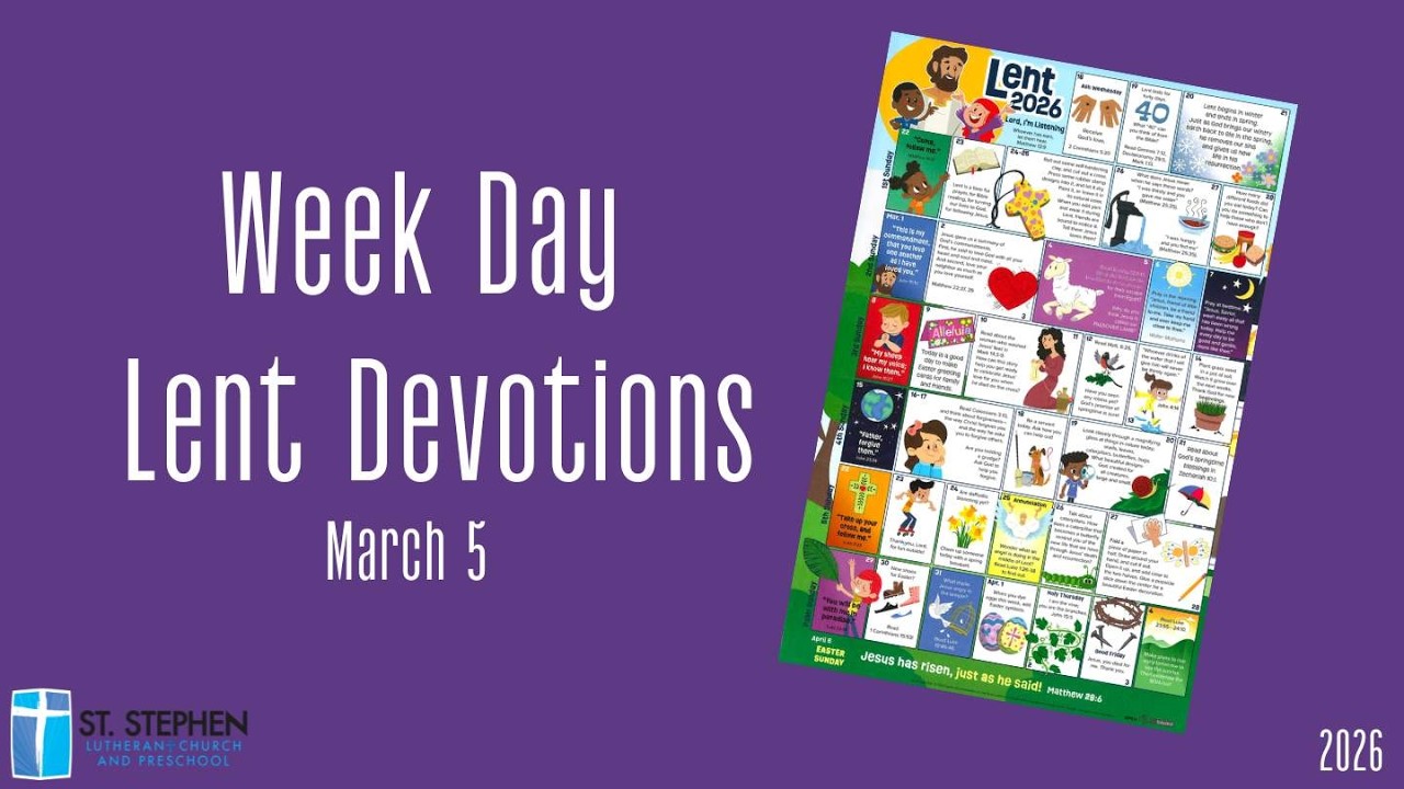 Devotion for March 5