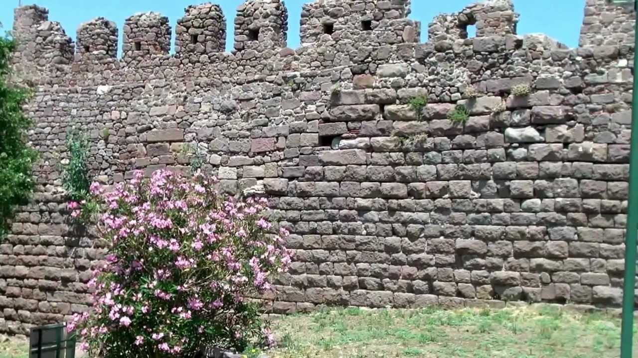 Greece, Lesvos, Molyvos Castle