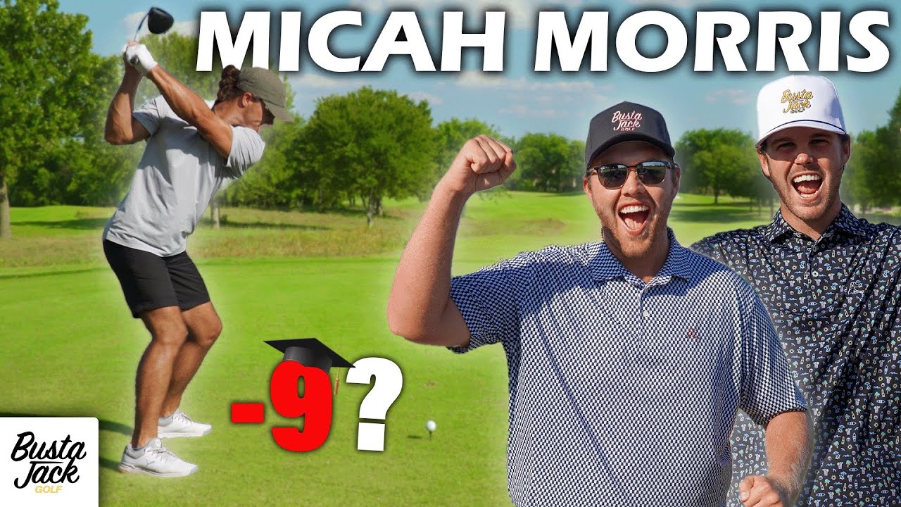 WE Played A PERFECT Round Of Golf With MICAH MORRIS! Black Tees Graduation Series (4K)