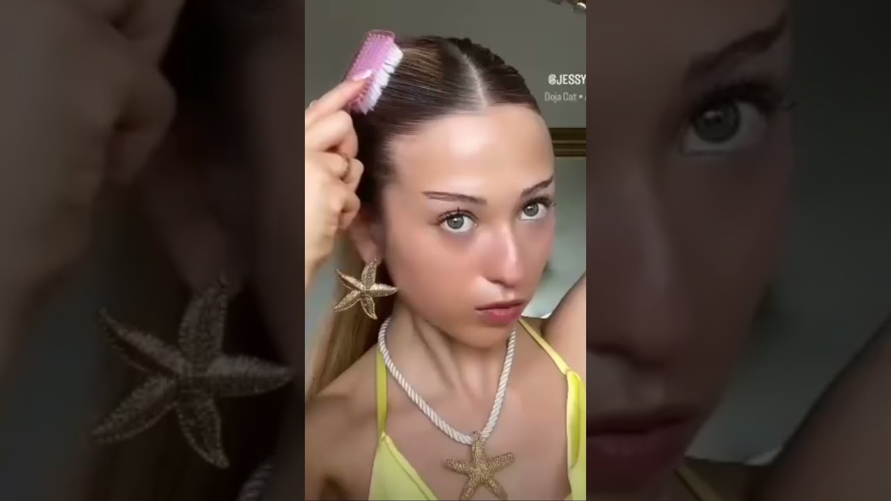Idée de coiffure cheveux lisses