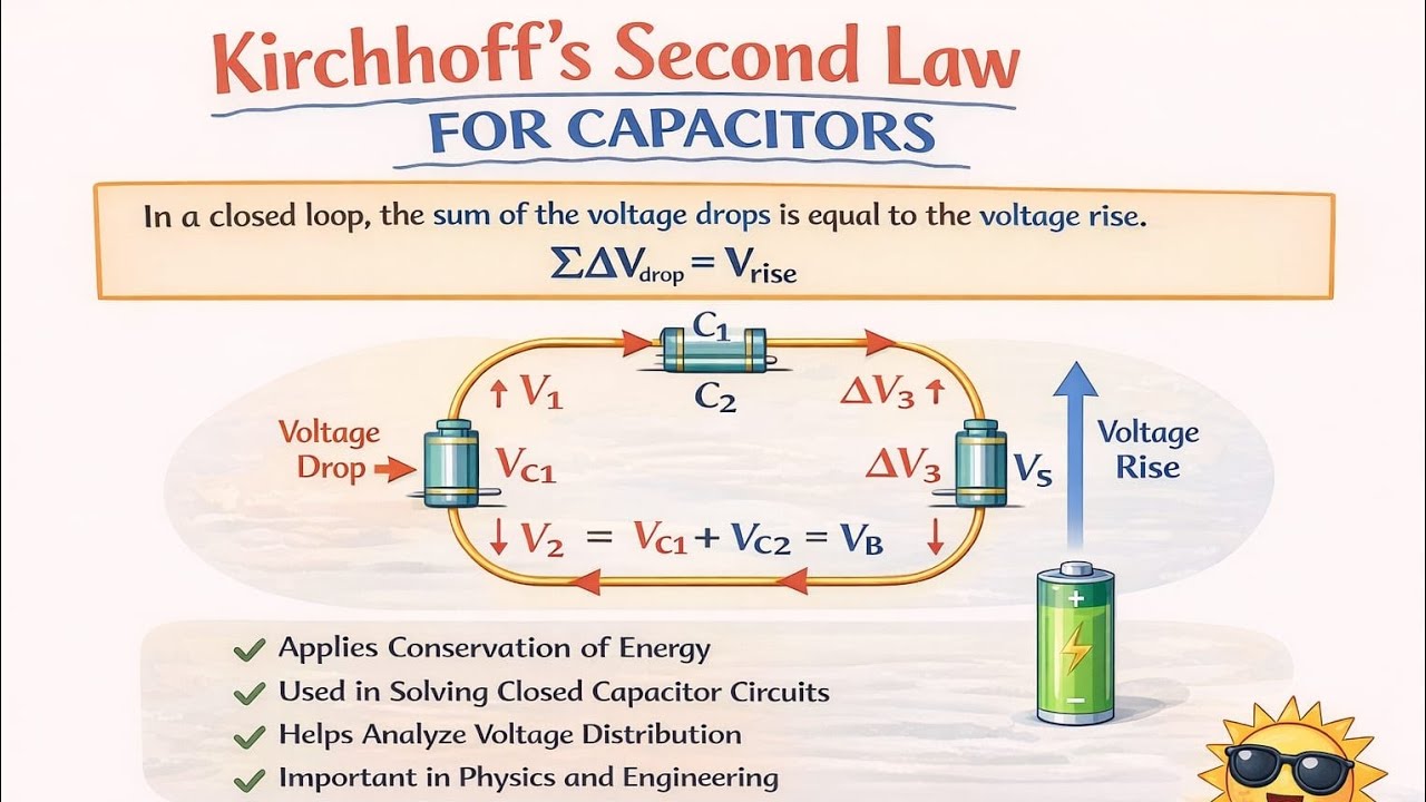 Kirchhoff's Second Law for Capicitor 