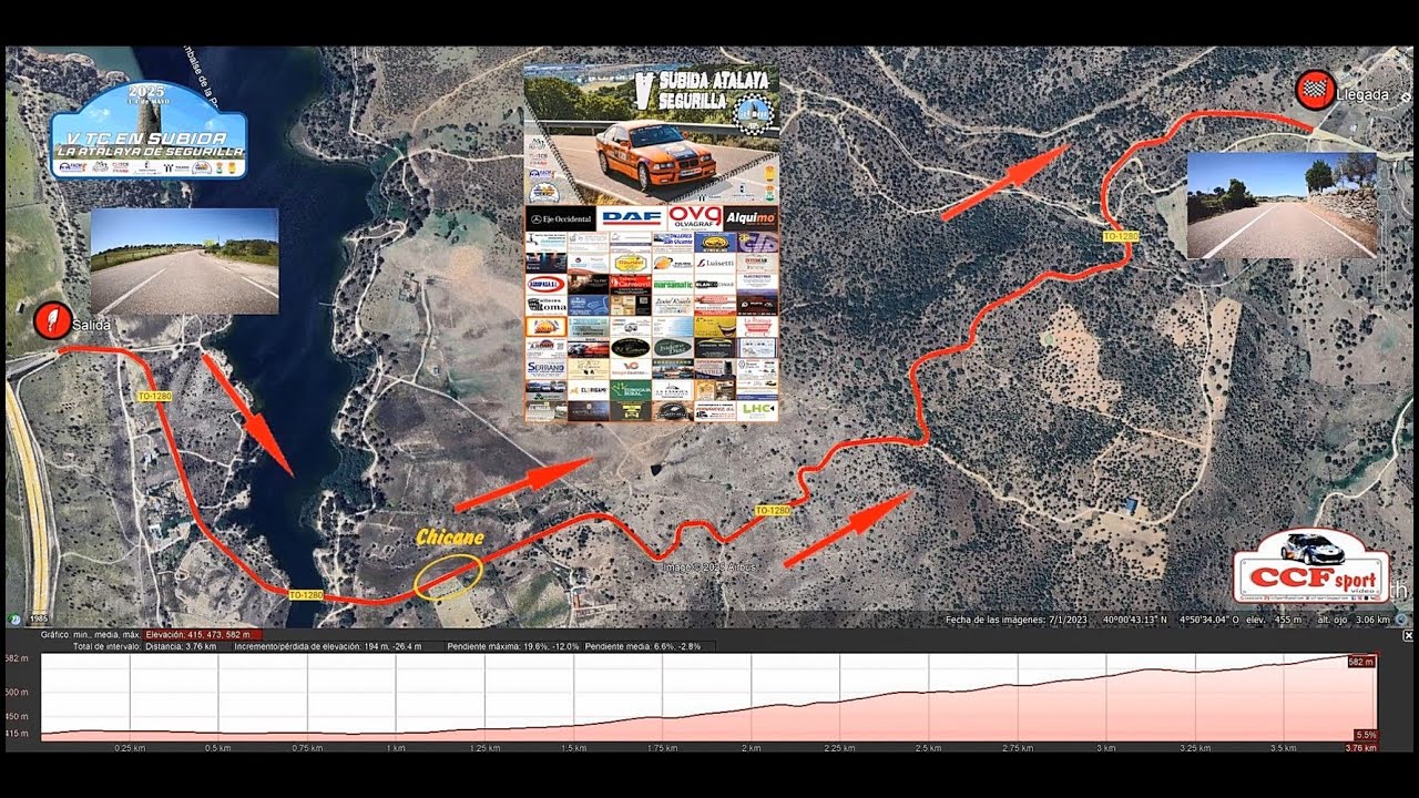 V Subida a la Atalaya de Segurilla 2025 (onboard tramo) - CCF Sport