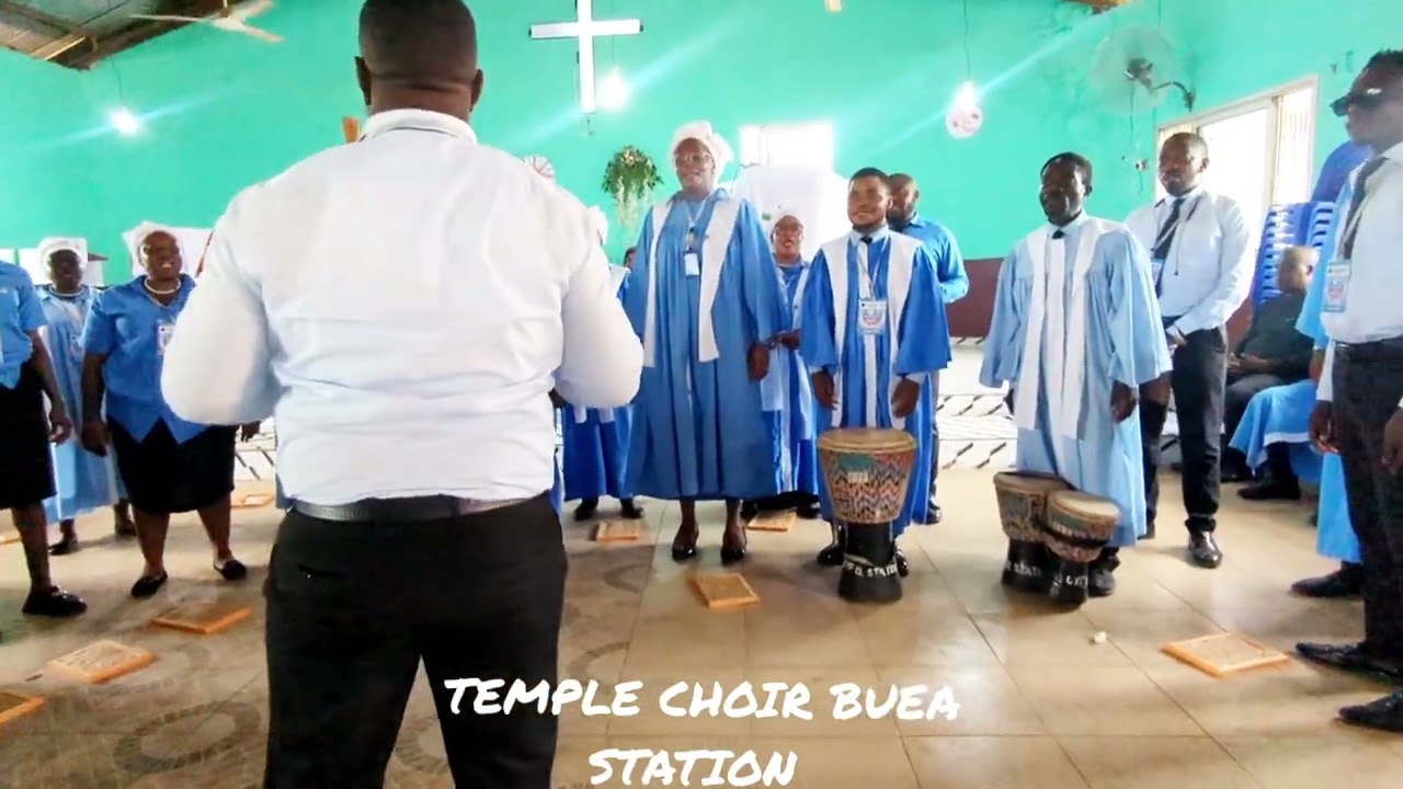 TEMPLE CHOIR BUEA STATION Rally song presentation at PC Bomaka 2025. #pcc #tca