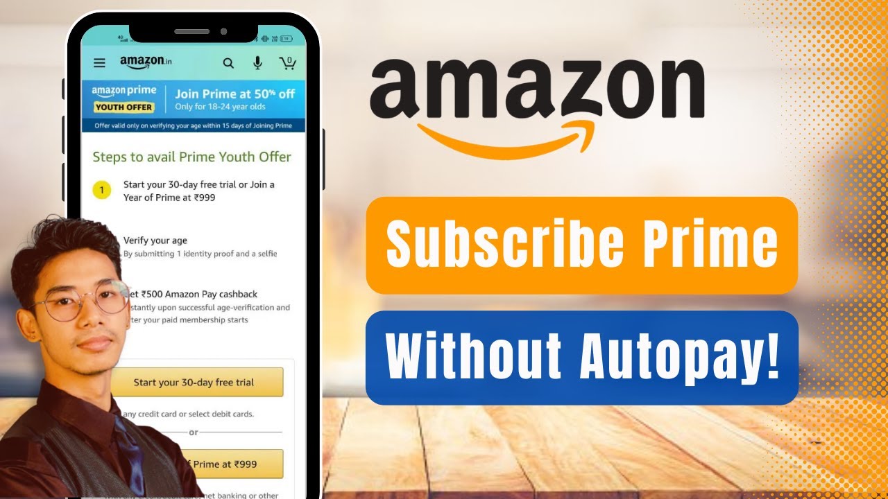 How to Subscribe Amazon Prime Without Autopay !
