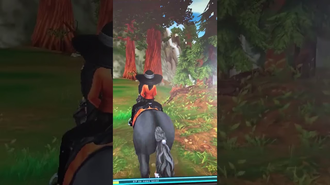 Mysterious Perchrons in Redwood Point Forest following each other. ~ Star Stable Online ~