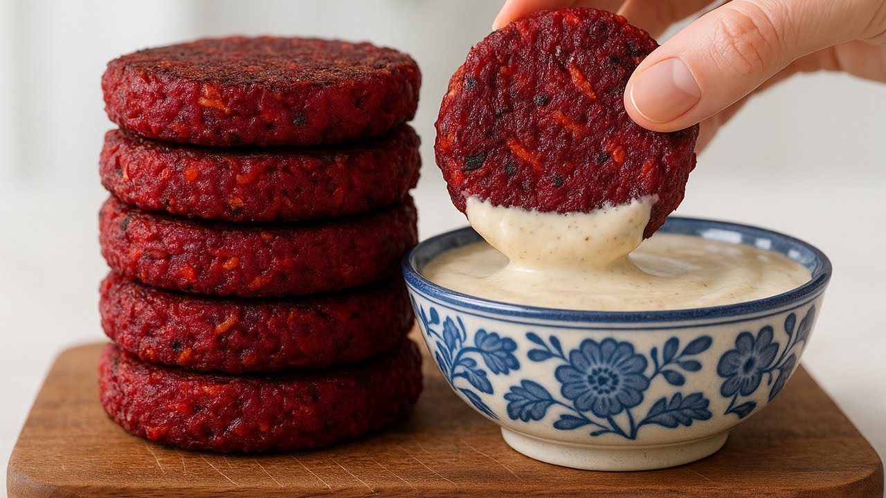 These Red Bean Patties taste better than meat! A simple and healthy recipe!