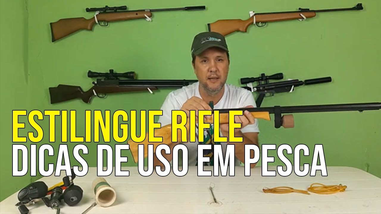Estilingue Rifle M3 Dicas de uso em Pesca