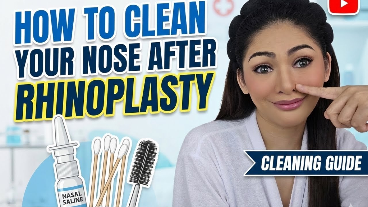 My Post-Op Rhinoplasty Routine| Cleaning, Skincare & Reality| Yam Mayo Official
