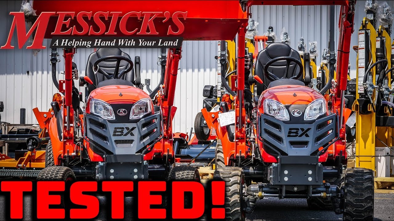 TESTED | Turf Tires VS. R4 Tires (Kubota BX23s)